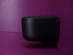 Унитаз подвесной Ceramica Nova Ulma CN4006TMB черный матовый