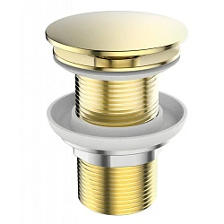 Донный клапан для раковины BelBagno UNO BB-SC-ORO золото