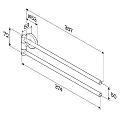Полотенцедержатель AM.PM X-Joy A85A32622 черный матовый
