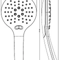 Душевая лейка Aquanet КН30500СР