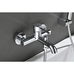 Смеситель для ванны с душем Aquatek Европа AQ1349CR хром