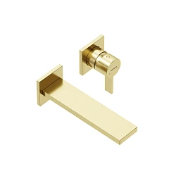 Смеситель для раковины Sancos Linn SC9021BG c внутренней частью, брашированное золото