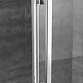 Душевая дверь в нишу Cezares 130см LUX-SOFT-W-BF-1-130-C-Cr-IV профиль хром, стекло прозрачное