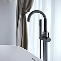 Напольный смеситель для ванны с душем Timo Saona 2310/03Y-CR черный