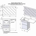 Встраиваемая раковина Style Line Даллас 115см СС-00000518 белая