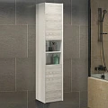 Шкаф-пенал Comforty Женева 35см 00004137139CF дуб белый