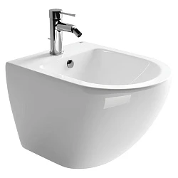Биде подвесное Ceramica Nova Metropol CN4003 белый глянец