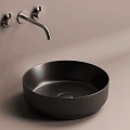 Раковина накладная Ceramica Nova Element CN6022MB черная матовая