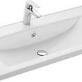 Тумба с раковиной Aquaton Римини 100 белая