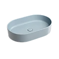 Раковина накладная Ceramica nova Element 600*380*122мм CN6048MHL серо-голубая