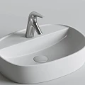 Раковина накладная Ceramica Nova Element CN6036 белая глянцевая
