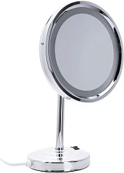Косметическое зеркало Aquanet 2209D с подсветкой, хром