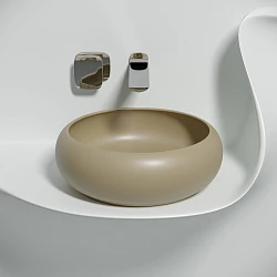 Раковина накладная Ceramica nova Element 360*360*120мм CN6050MC капучино матовая