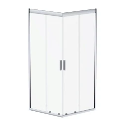 Душевой уголок Damixa Skyline 90х90см DX35WG-403-090MT профиль хром, стекло прозрачное