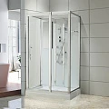 Душевая кабина Black & White Galaxy 120х90см G5509 5509120 профиль хром, стекло прозрачное
