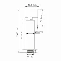 Гигиенический душ Wasserkraft Asphe A7751.290.292.335 розовое золото