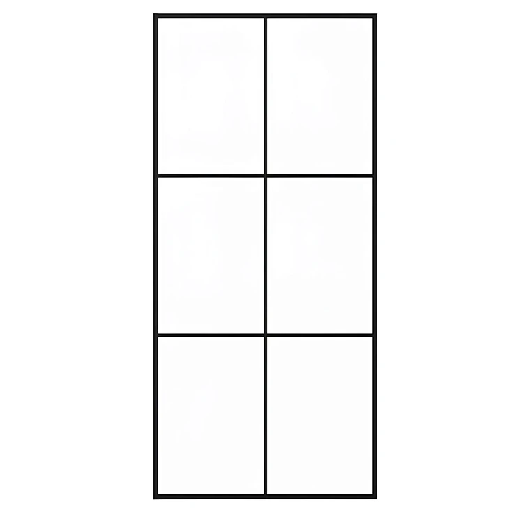 Душевая перегородка Bravat Blackline 90x195см BG090.5413B профиль черный, стекло прозрачное
