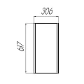 Шкаф Aquaton Брук 30см 1A202503BCDF0 дуб феррара