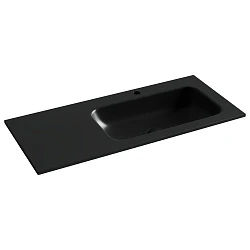 Раковина встраиваемая Ceramica Nova Grace 100см CN7015MB черная матовая