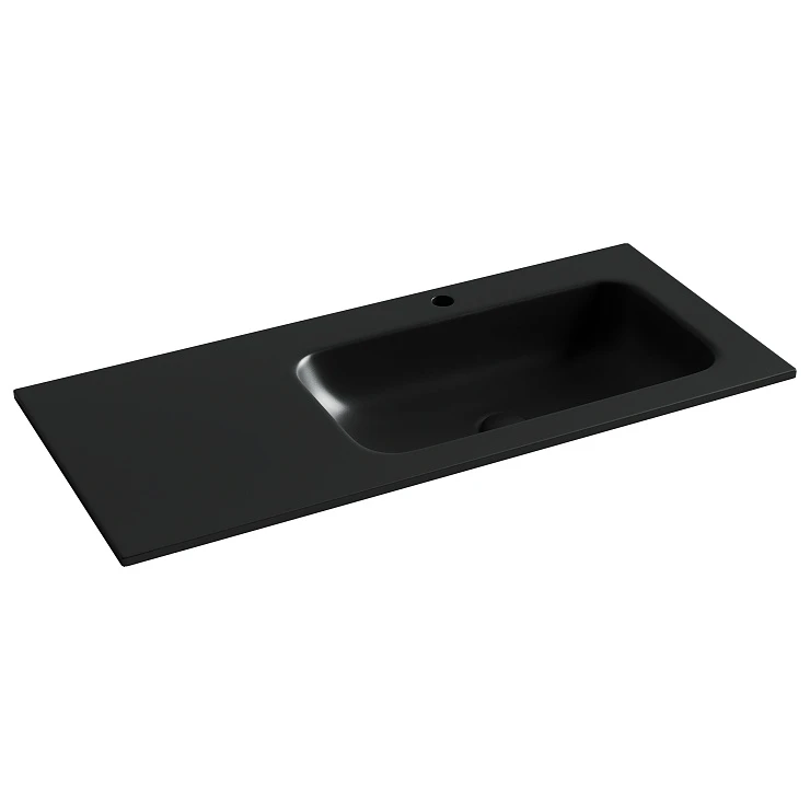 Раковина встраиваемая Ceramica Nova Grace 100см CN7015MB черная матовая