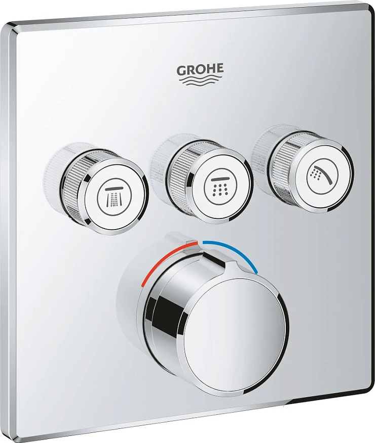 Термостатический смеситель Grohe Grohtherm SmartControl 29149000 для душа, хром