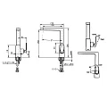 Смеситель для кухни Bravat Spring F779113C-1 хром