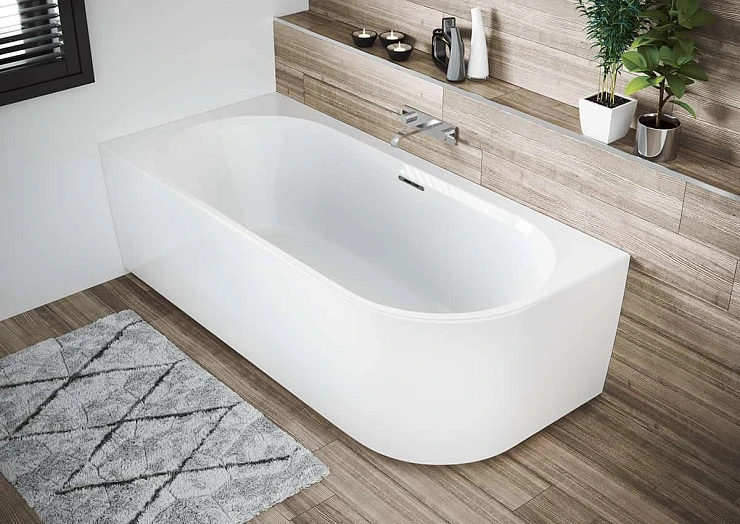 Акриловая ванна Riho Desire Corner 184x84 B087001005 правая, белая глянцевая