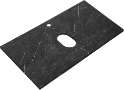 Тумба с раковиной Cezares Molveno 80 со столешницей, beton