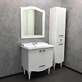 Тумба с раковиной Comforty Монако 80-1 00004136578CF белая глянцевая