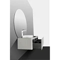 Комплект мебели Black & White U915.1600L, 160x40x54,5
