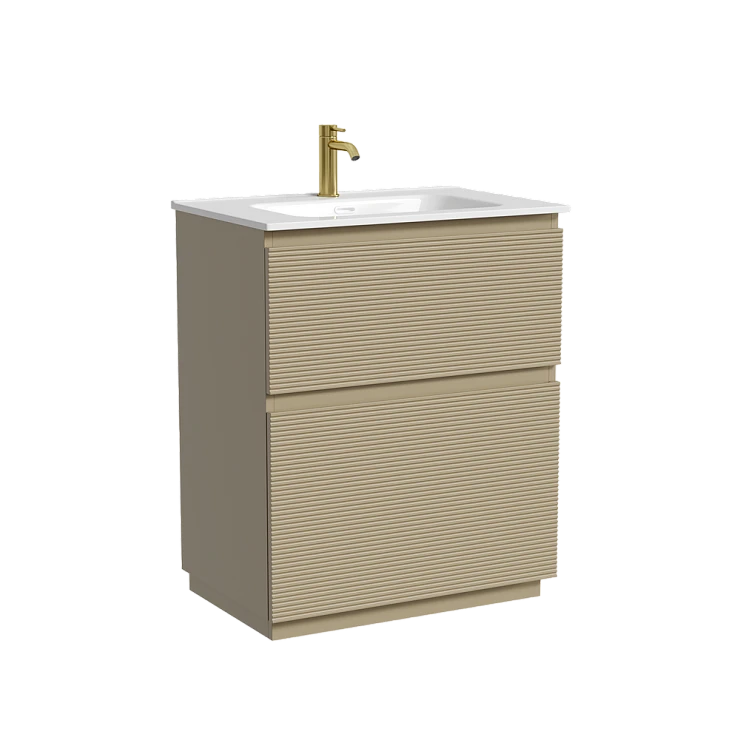 Тумба с раковиной Sancos Folk Floor 70 напольная, капучино