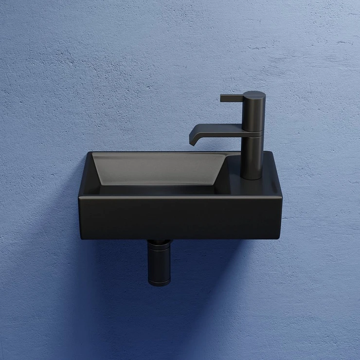 Раковина подвесная Ceramica Nova Element CN6051LMB черная матовая