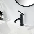Смеситель для раковины Aquatek Классик AQ1510MB матовый черный
