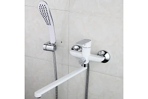 Смеситель для ванны Gappo Noar G2248 белый, хром