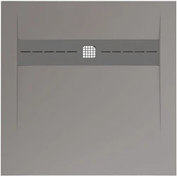 Душевой поддон Allen Brau Infinity 90x90см 8.21001-PGM серый