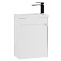 Тумба под раковину BelBagno Pietra Mini 40 R PIETRA MINI-400-1A-SO-BL-R белая глянцевая