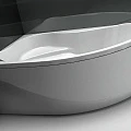Акриловая ванна Aquanet Capri 160x100 L 203911 белая глянцевая