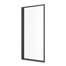 Шторка на ванну Excellent Fabrika 73х145см KAEX.4030.730.LP профиль черный, стекло прозрачное