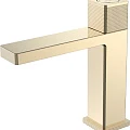 Смеситель для раковины Boheme Quad 159-G золото глянец