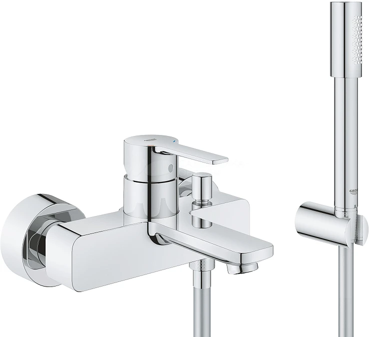 Смеситель для ванны с душем Grohe Lineare New 33850001 хром