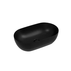 Раковина накладная Ceramica Nova Twist CN12001MB черная матовая
