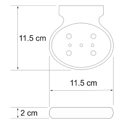 Мыльница Wasserkraft Berkel K-6869 хром