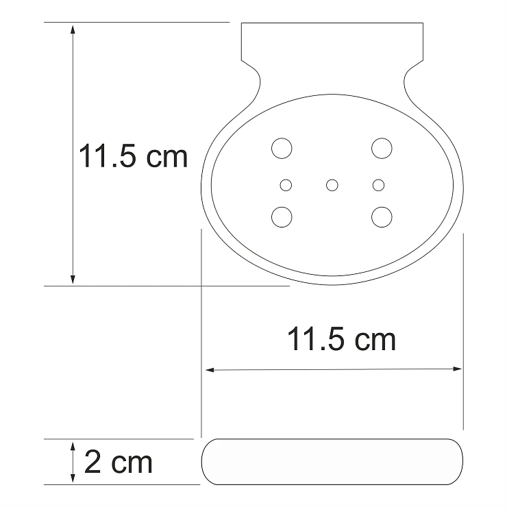 Мыльница Wasserkraft Berkel K-6869 хром