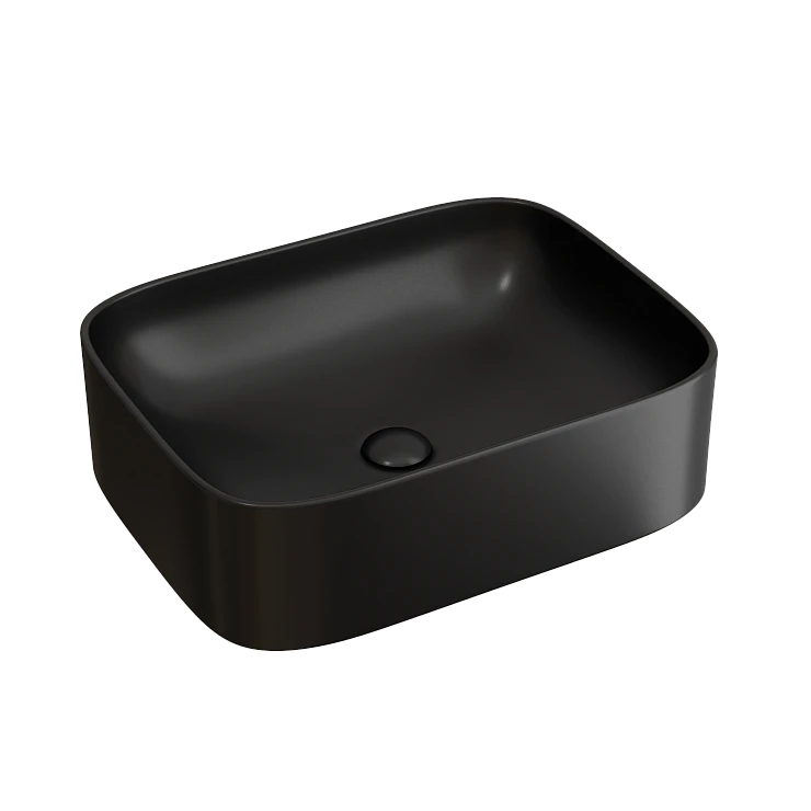 Раковина накладная Ceramica nova Element 505*380*150мм CN6052MB черная матовая