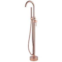 Напольный смеситель для ванны с душем ABBER Wasser Kreis AF8115RG розовое золото
