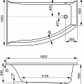 Акриловая ванна Vagnerplast Veronela Offset 160x105 VPBA160VEA3PX-04 правая, белая глянцевая