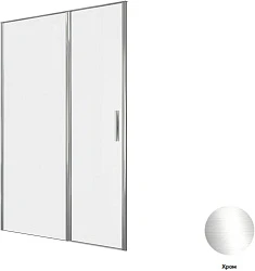 Душевая дверь в нишу Allen Brau Priority 140x200 см 3.31034.00 профиль хром, стекло прозрачное