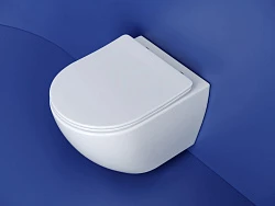 Унитаз подвесной Ceramica Nova Metropol CN4002T белый глянец