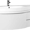 Тумба с раковиной Aquanet Опера 115 L 212991 белая