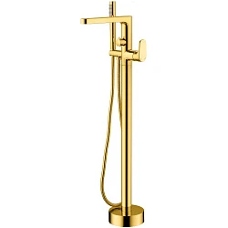 Напольный смеситель для ванны с душем Boheme Spectre 459-G золото